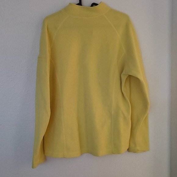 Vintage 90's L.L. Bean Soft-Brushed Fleece Quarter-Zip Pullover - Picture 3 of 5